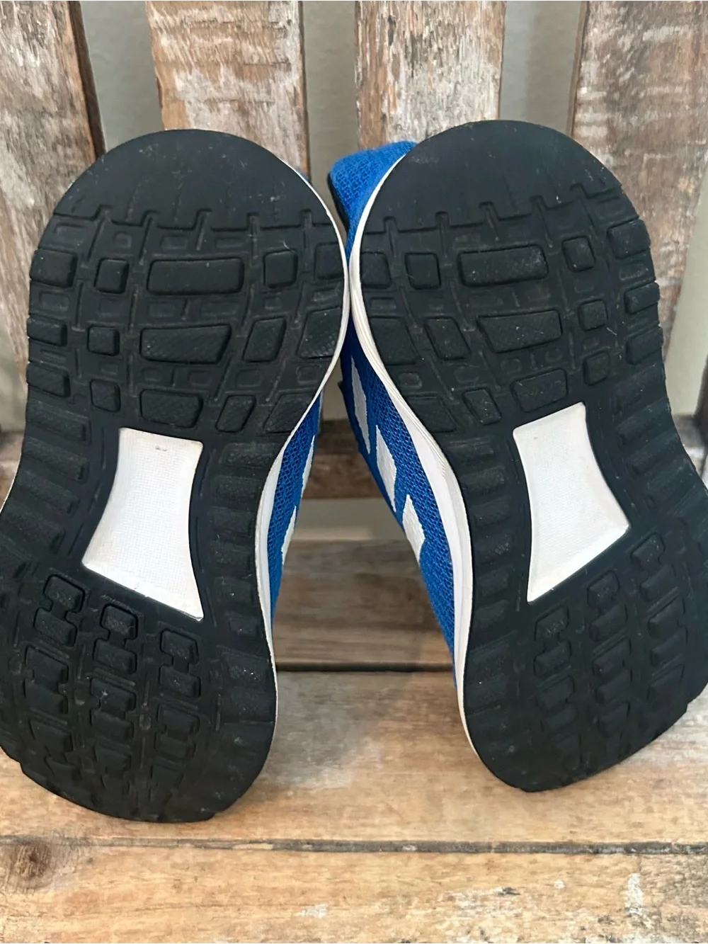 Adidas Unisex Performance Duramo 9 Kid's Size 8K Blue Sneaker Shoes BC0823